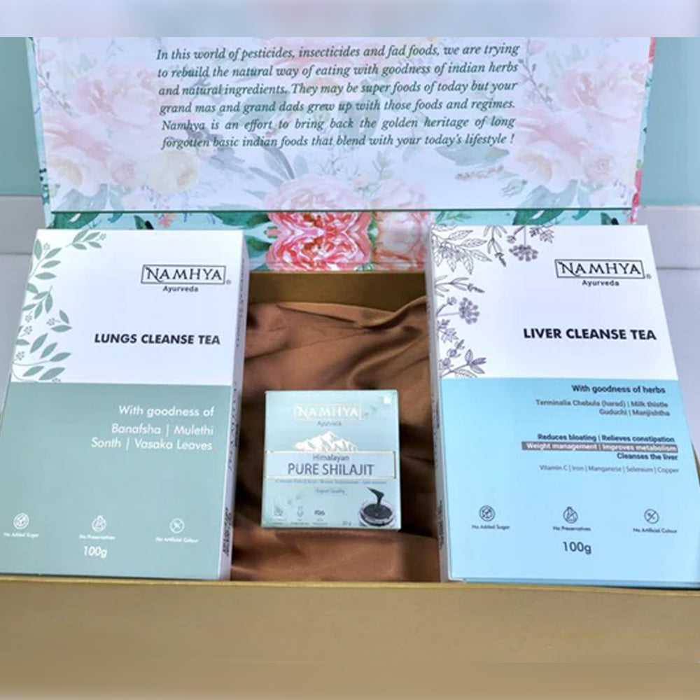 Namhya Men's Self Care Gift Box | Ayurvedic Vitality for men 30-55