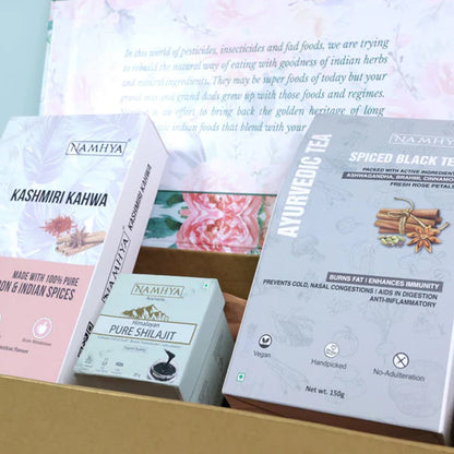 Namhya Boost Vitality Ayurvedic kit| 3 Items Gift Set