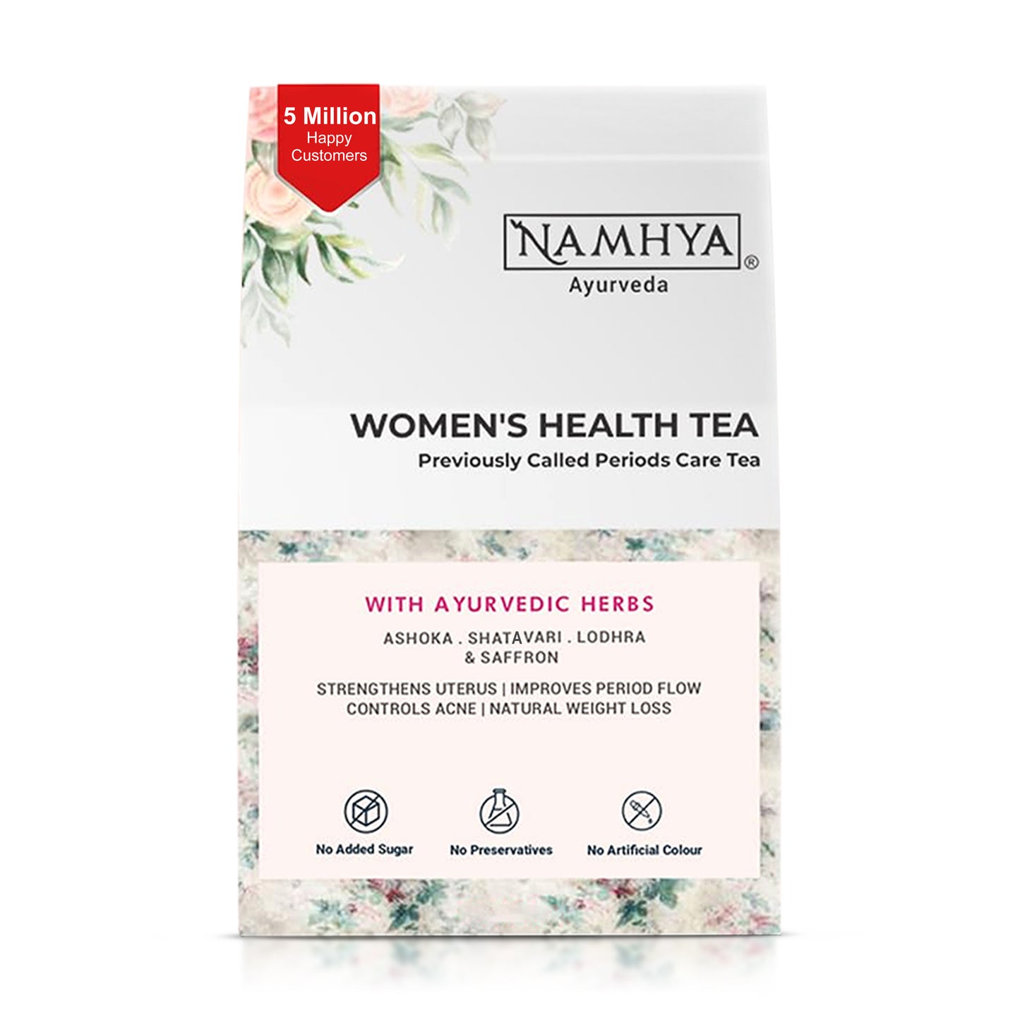 Women's Health Tea | Ayurvedic Blend for PCOS, Menstrual Relief & Pain-Free Periods | 50 Tea Bags | Sip - Balance - Thrive (Copy)