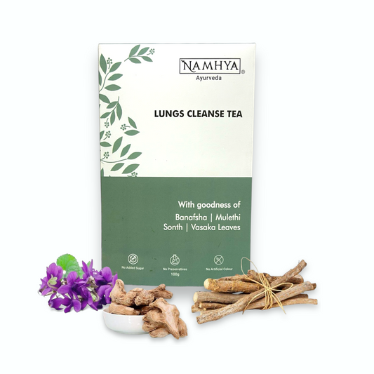 Lungs Cleanse Tea | Ayurvedic Superherbs | Revive Lungs Naturally, Breathe 2x Better in 30 Days