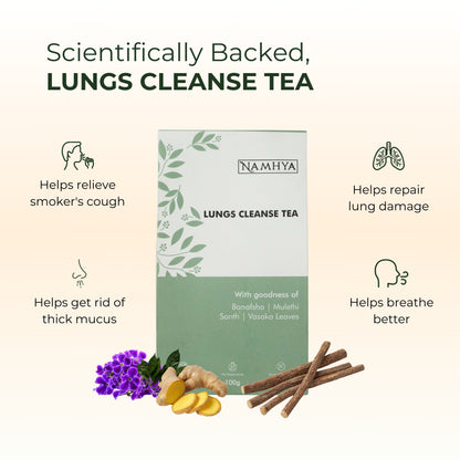 Lungs Cleanse Tea | Ayurvedic Superherbs | Breathe 2x better in 30 days