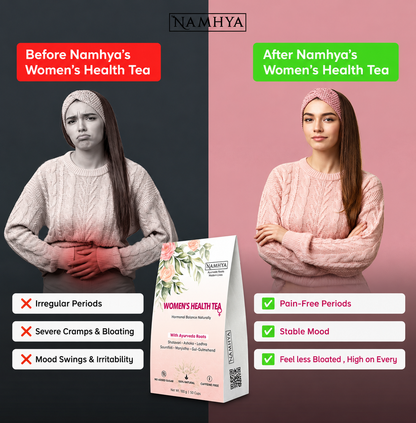 Namhya Women's Health Tea Plus+ ( Periods Care Tea Plus for PCOS & PCOD)