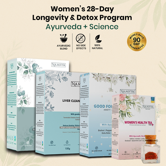 Namhya She-Ritual: 28-Day Ayurvedic Reset & Women’s Harmony Kit