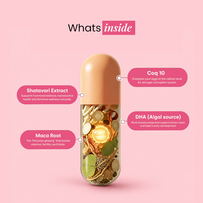Namhya Women's Hormone Reset Kit | Women's Health Tea + Fertility Care CoQ10 + Pure Saffron | Advanced Ayurvedic Formula for PCOS/PCOD, Hormonal Balance & Fertility