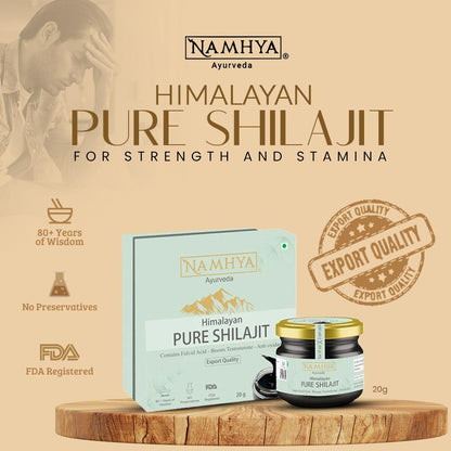 Namhya Original Himalayan Pure Shilajit Resin 20g (Pack of 1)