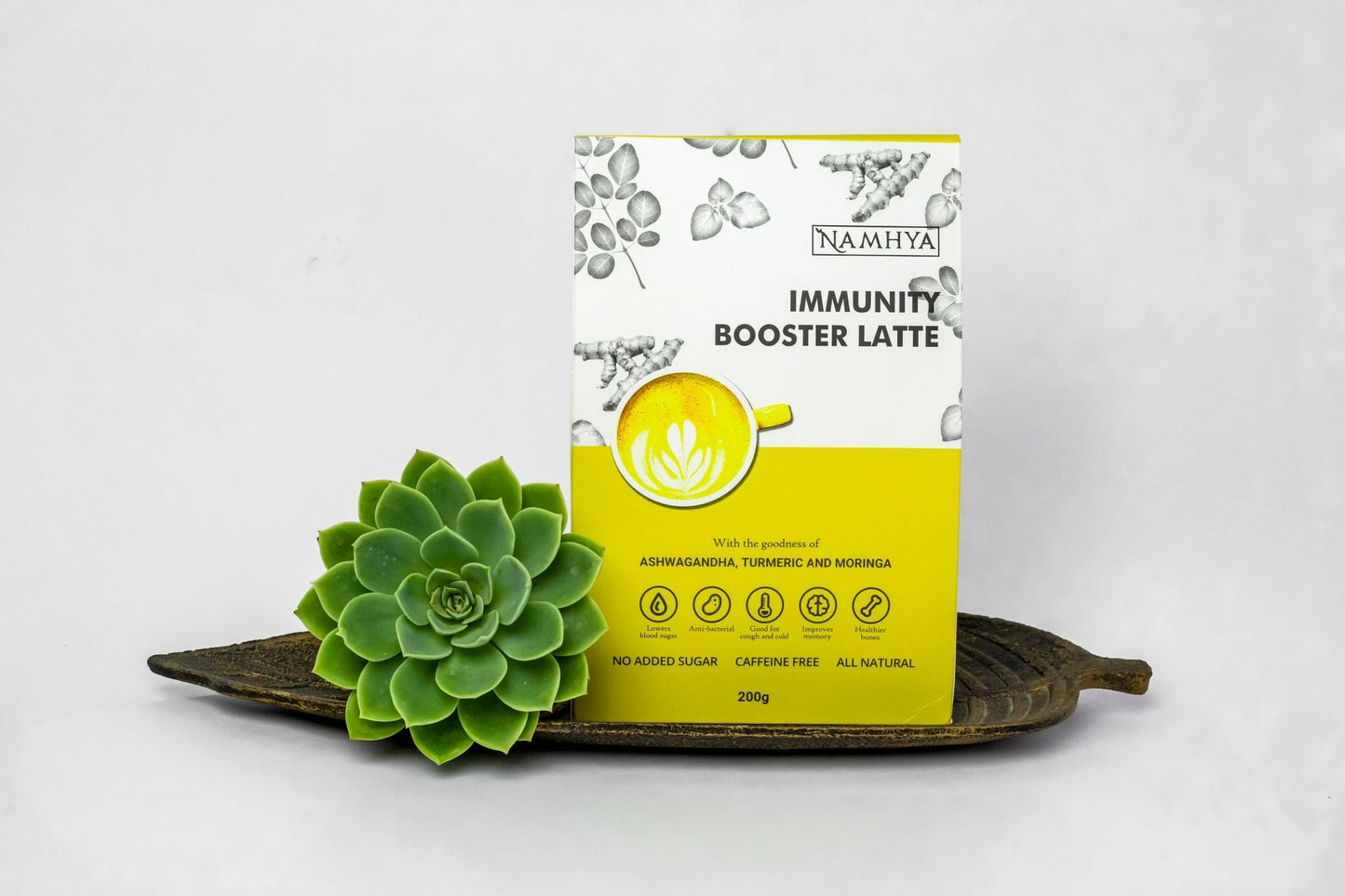 Namhya Immunity Booster Latte with Turmeric & Coconut flakes